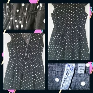 Polka Dot Ruffle Dress Size 3X